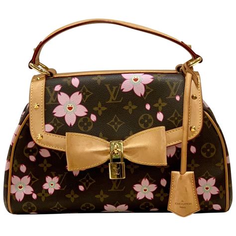 louis vuitton pink flower purse|louis vuitton flower handbag.